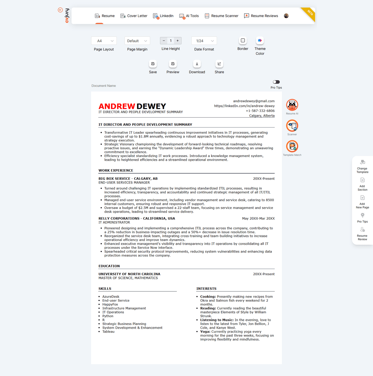 Resume Builder
