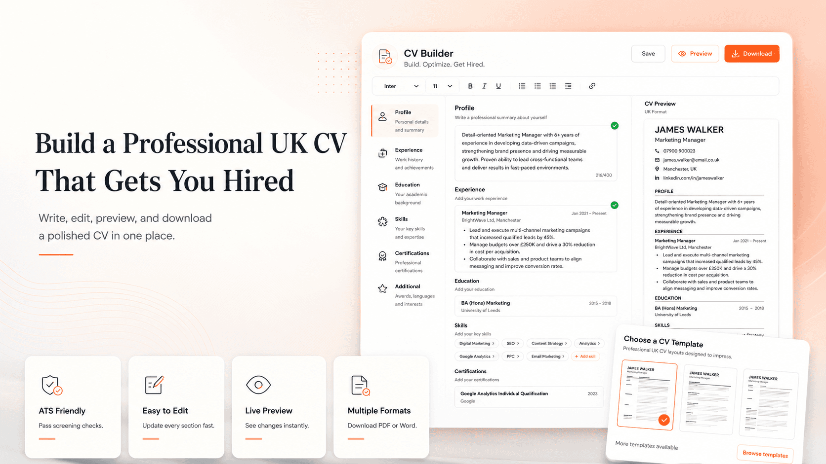 CV Builder