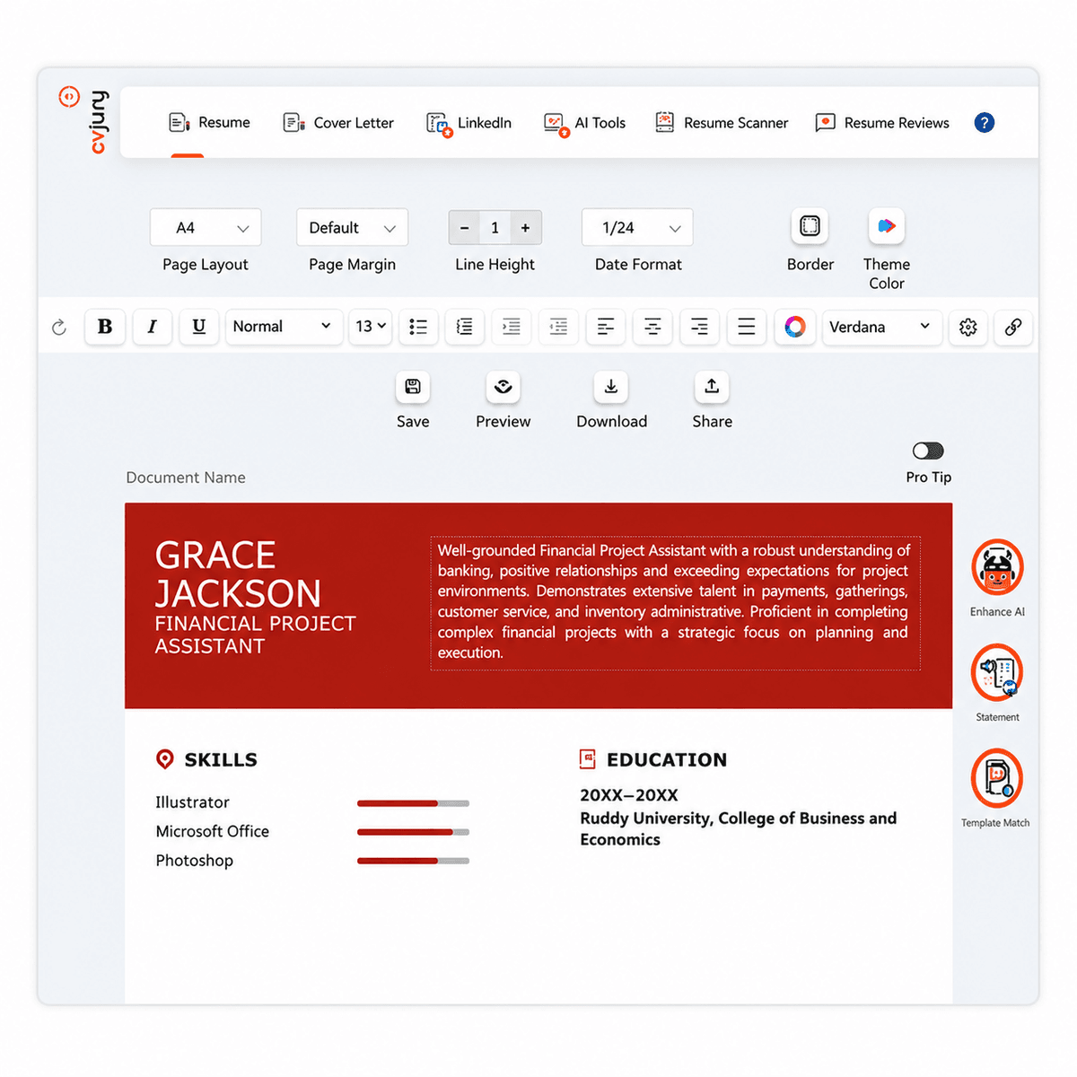 Add your graduate details