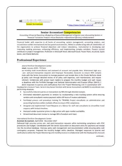 Before CV, page 1 of 4