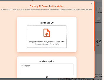 Use the AI Cover Letter Writer.